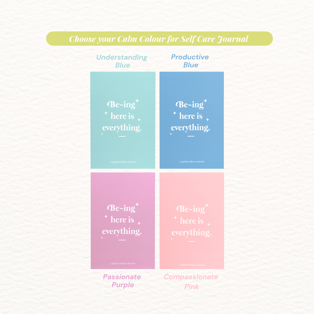 Self-Care Journal – Being Here is Everything