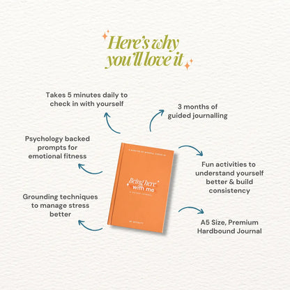 Self Care Journal for Emotional Wellness | Being Here With Me