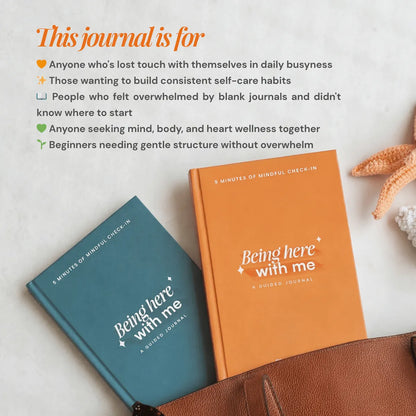 Self Care Journal for Emotional Wellness | Being Here With Me