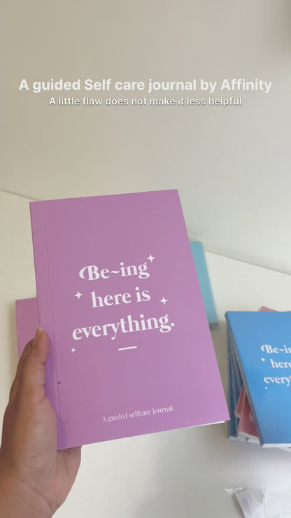 Self-Care Journal – Being Here is Everything [Slight Damage]