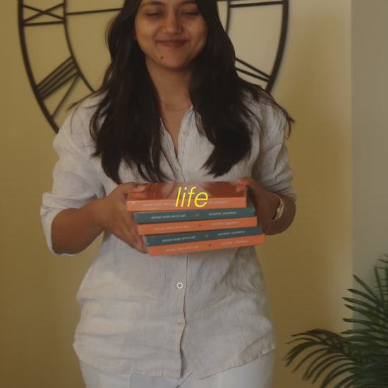 A look inside the Affinity self care journal — 3 months of guided journaling for daily mind, body, and emotional wellness
